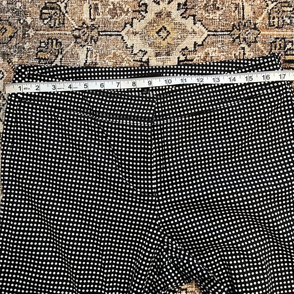 talbots - signature work pant - black and white polka dot - size 10 - Picture 7 of 9